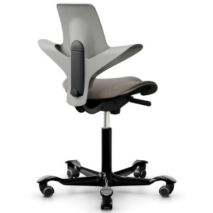 HAG CAPISCO PULS 8020 lehm mit Stoff Select lehm - Gestell schwarz HAG CAPISCO PULS 8020 lehm mit Stoff Select lehm - Gestell schwarz