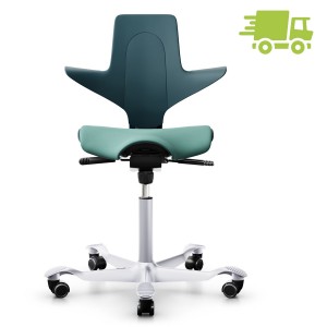 HAG Capisco 8020 petrol mit Gestell silber und Bezug Nexus 10 HAG Capisco 8020 petrol mit Gestell silber und Bezug Nexus 10