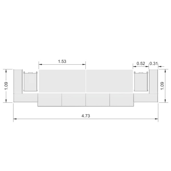 Bosse Modul Space Empfangstheke 9 Abmessungen