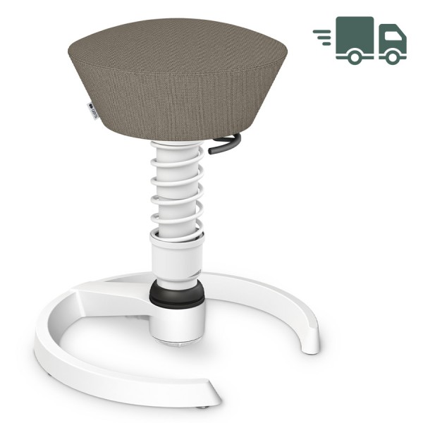 Aeris Swopper Cura beige meliert | Gestell weiß | Gleiter