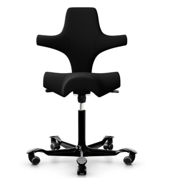HAG Capisco 8106 schwarz Stoff Xtreme Gestell schwarz