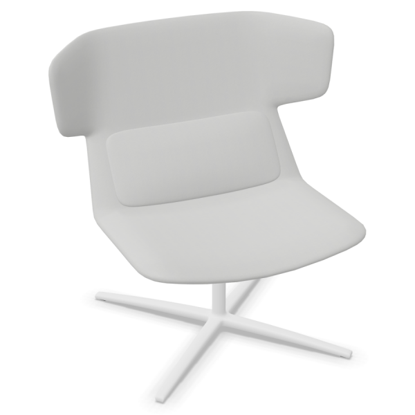 LD Seating Ohrendrehsessel FLEXI Gestell weiß pulverbeschichtet