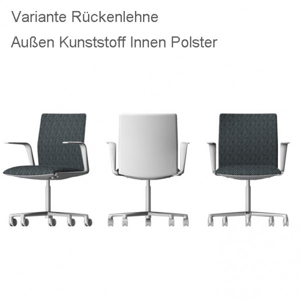 Arper Kinesit niedrig Innen Stoff Außen Kunststoff