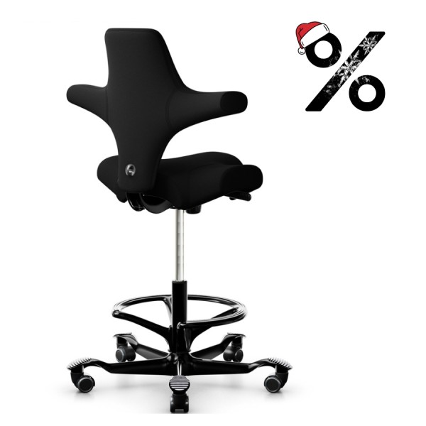 HAG CAPISCO 8106 | Stehhilfe mit Fußring | Stoff Xtreme schwarz | Gestell s günstig online kaufen