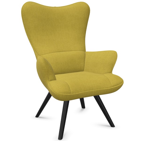 W. Schillig Cozy Sessel mit Holzgestell - Farbe honey