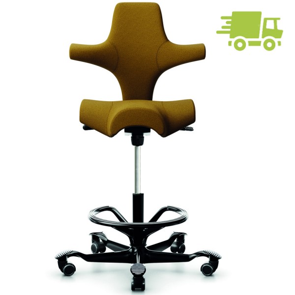 HAG Capisco 8106 Ocker mit Fußring - Frontansicht