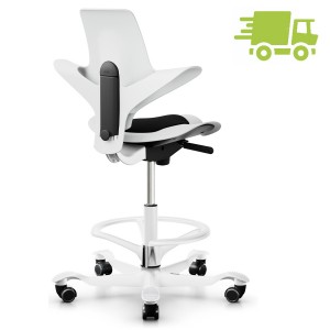 HAG Capisco 8010 Stehhilfe mit Fußring White Edition HAG Capisco 8010 Stehhilfe mit Fußring White Edition