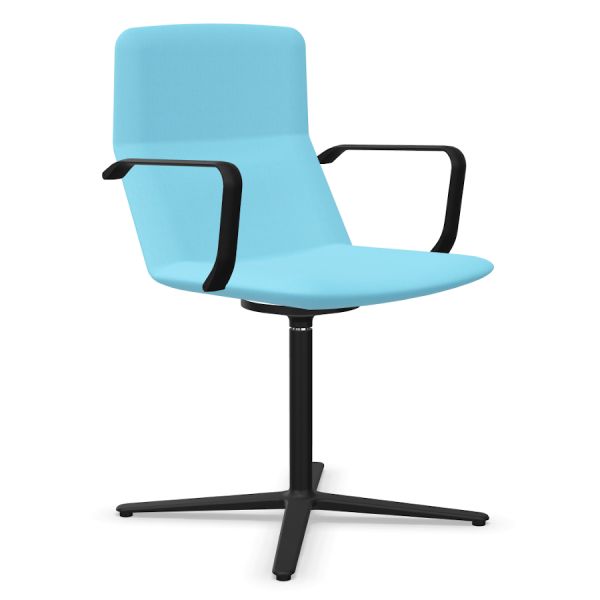 LD Seating FLEXI Konferenzstuhl F25-N1 Gestell in schwarz