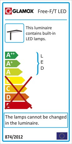 Glamox Free LED Energielabel