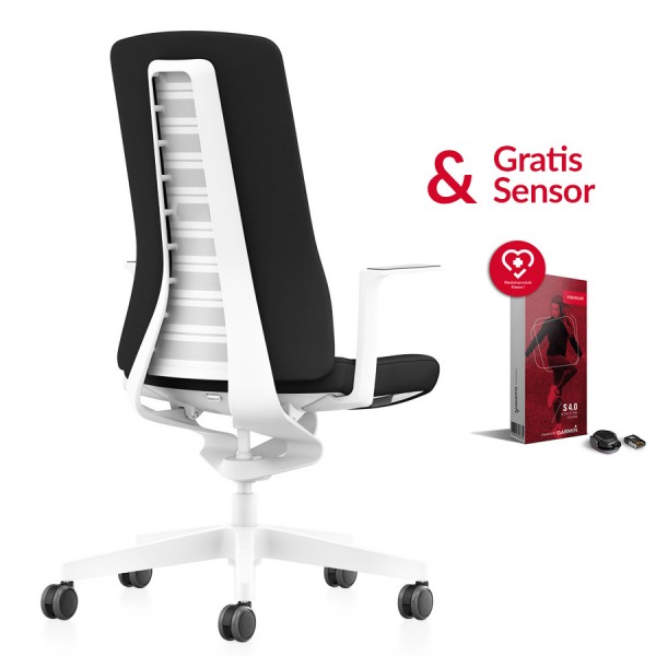 Interstuhl PUREis3 PU113 weiß schwarz