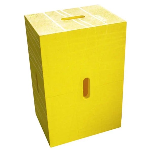 wp Xbrick Sitzwürfel Bürohocker multifunktionaler Baustein gelb