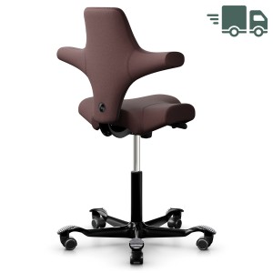 HAG Capisco 8106 Wollstoff Select Braun - Gestell schwarz HAG Capisco 8106 Wollstoff Select Braun - Gestell schwarz