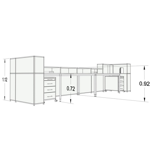 Bosse Modul Space Empfangstheke 9 Abmessungen