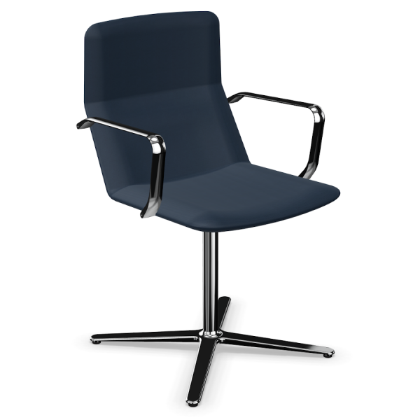LD Seating FLEXI Konferenzstuhl F25-N6 Gestell in chrom
