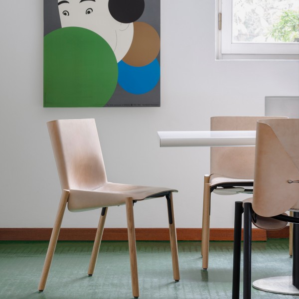 Kristalia 1085 Edition Designstuhl Leder