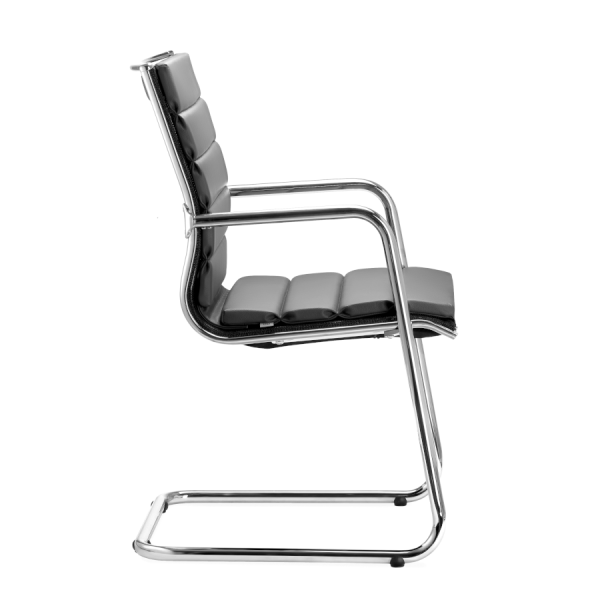 LD Seating Puto Freischwinger Flachpolster schwarz