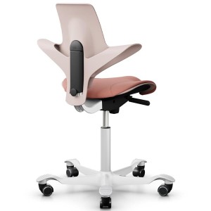 HAG CAPISCO PULS 8020 rosa mit Stoff Select rosa - Gestell weiß HAG CAPISCO PULS 8020 rosa mit Stoff Select rosa - Gestell weiß
