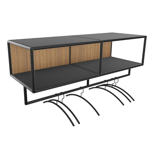 Bosse >Garderobe Black Edition Breite 120 cm in Funier