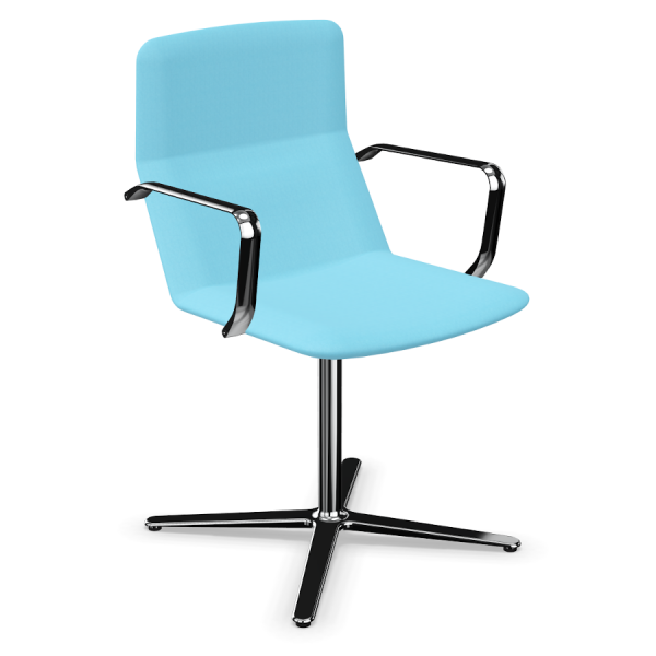 LD Seating FLEXI Konferenzstuhl F25-N6 Gestell in chrom
