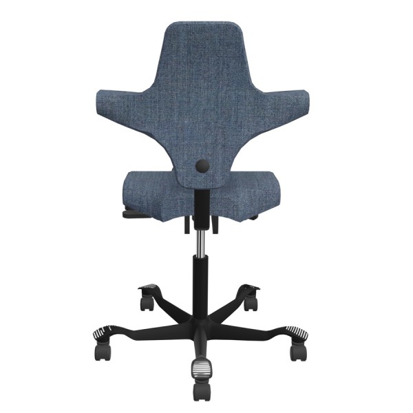 HAG CAPISCO 8106 Bürostuhl - Stoff Remix blau - Rückansicht