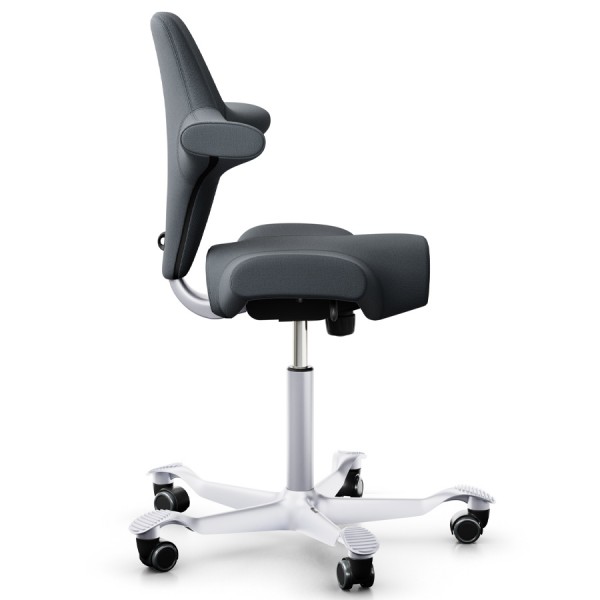HAG CAPISCO 8106 - Stoff Select 60003 - Gestell silber - Seitenansicht