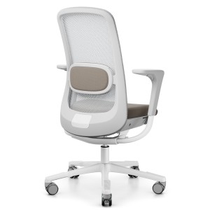 HAG SoFi Mesh 7500 Bürostuhl mit Netzrücken grau - Stoff select braun - Slideback Armlehnen HAG SoFi Mesh 7500 Bürostuhl mit Netzrücken grau - Stoff select braun - Slideback Armlehnen