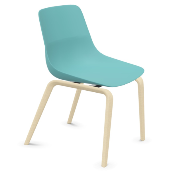 Brunner Crona light mit Holzgestell ahorn aqua