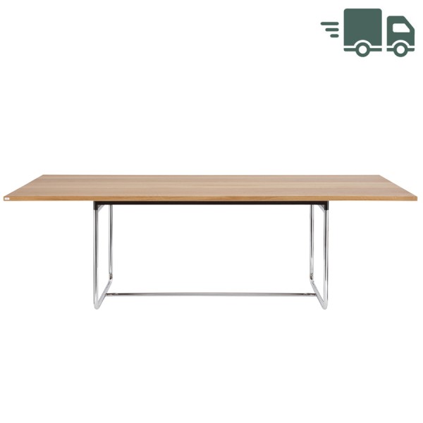 THONET Allrounder-Tisch S 1070 Buche gebeizt - Gestell chrom