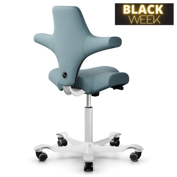 HAG CAPISCO 8106 | Wollstoff Select hellblau | Gestell weiß günstig online kaufen