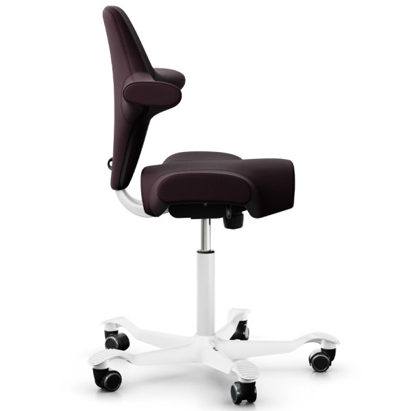 HAG Capisco 8106 - Stoff Select Aubergine - Seitenansicht