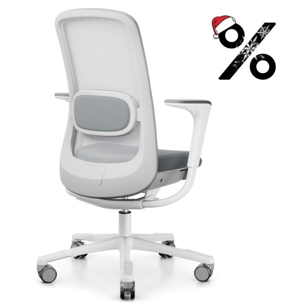 Abverkauf: HAG SoFi Mesh 7500 | 2D Armlehnen mit SlideBack Funktion | Hellg günstig online kaufen