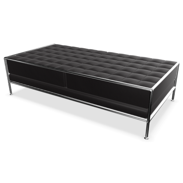 Bosse Modul Space Hocker Zweisitzer in Leder Schwarz von oben