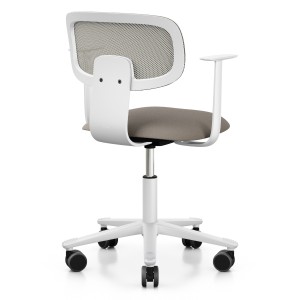 HAG Tion mesh 2340 | Bürostuhl weiß | Netzrücken | Stoff Select beige HAG Tion mesh 2340 | Bürostuhl weiß | Netzrücken | Stoff Select beige
