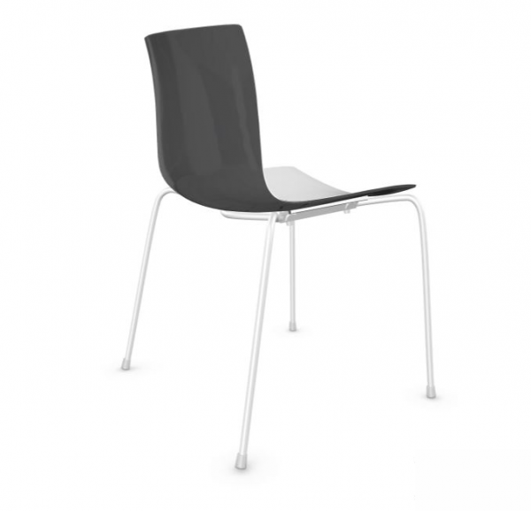 arper catifa 46 0251 anthrazit-weiss Gestell weiss