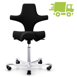 HAG Capisco 8106 Xtreme schwarz Gestell Silber Gasfeder 150 HAG Capisco 8106 Xtreme schwarz Gestell Silber Gasfeder 150