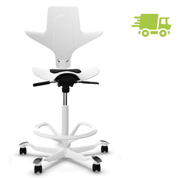 HAG Capisco 8010 Stehhilfe mit Fußring white edition