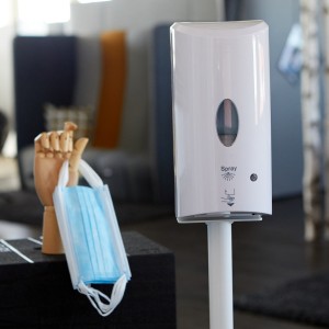 PIXCARE Desinfektionsspender mit Sensor und Standfuß PIXCARE Desinfektionsspender mit Sensor und Standfuß