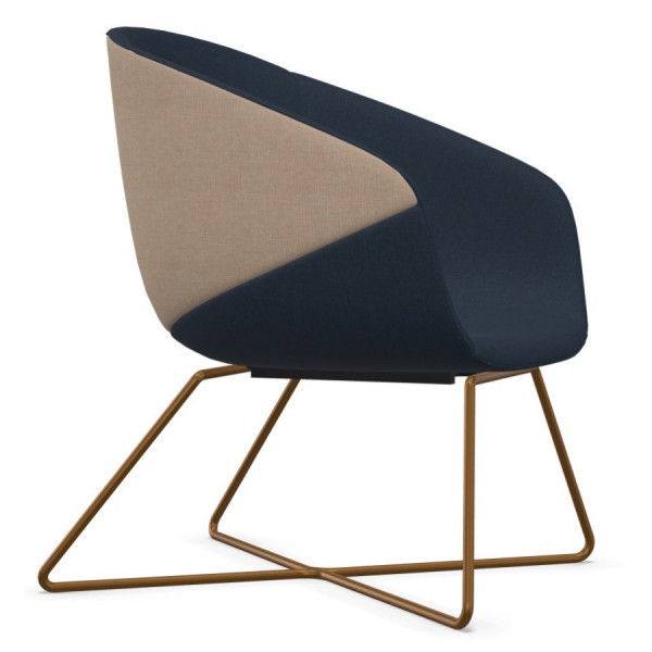 Bejot Oxco OX 424 Farbe beige-dunkelblau - Seitenansicht