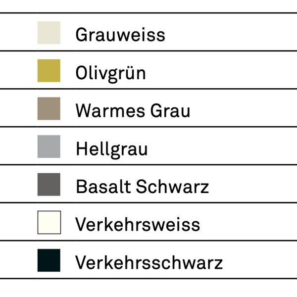 Cascando Pole Kleiderbügel - Übersicht Farben