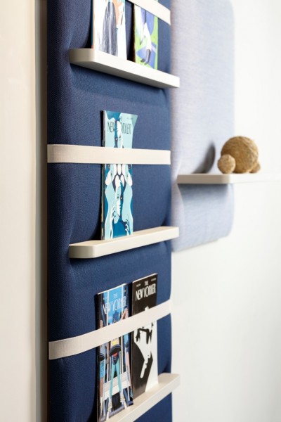 Cascando PILLOW WALL H 120 x B 80 cm Akustikwandpaneel Broschürenhalter