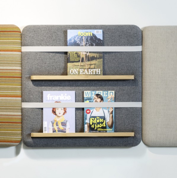 Cascando Pillow Wall Broschürenhalter 80x80 cm